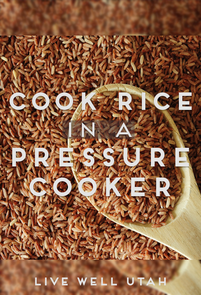Cook Rice in a Pressure Cooker