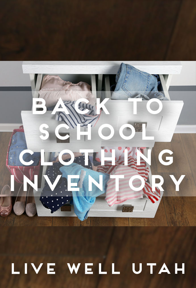 Back to School Clothing Inventory